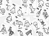 Colouring Flashcards sketch template