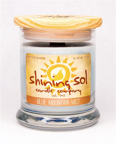 blue mountain mist shining sol candle company