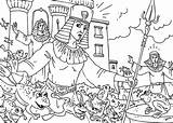 Plagues Coloring Egypt Pages Ten Moses Bible Exodus Plague Frog Frogs Sunday School Prince Printable Kids Second Colouring Crafts Color sketch template
