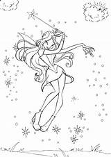 Pages Coloring Fairy Flying Getcolorings Fairies sketch template