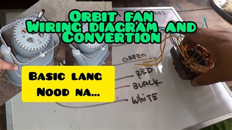 orbit fan wiring diagram  convertion youtube