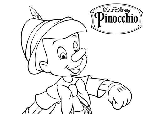 disney pinocchio coloring pages coloring  drawing