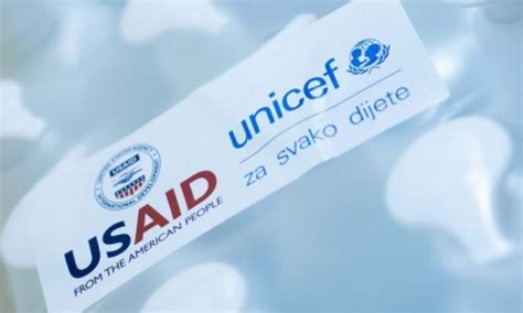 Unicef I Usaid Sigurno Otvaranje škola Donacija Sredstava Za