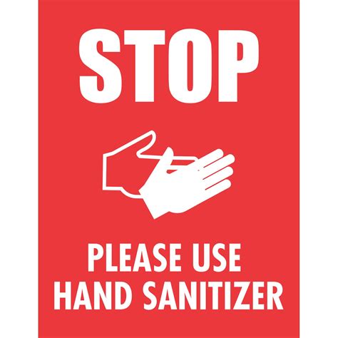 hand sanitizer sign  zzmoli
