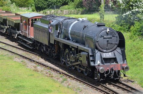 Locomotive 92214 Of Britain S Last Class Of Steam Locomotives 9f