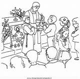 Eucaristia Comunione Religione Religiosi sketch template