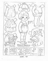 Dingle Dolly Missy Miss sketch template