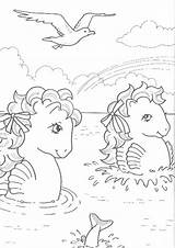 Sea Pony Coloring Book Utopia Back sketch template