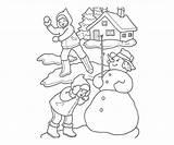 Coloring Winter Printable Pages Pdf Disney Colouring sketch template