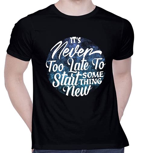 Buy Creativit Graphic Printed T Shirt For Unisex Motivational Quotes