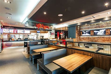 kfc mongolia namyanju interior design   st international  fast food restaurant