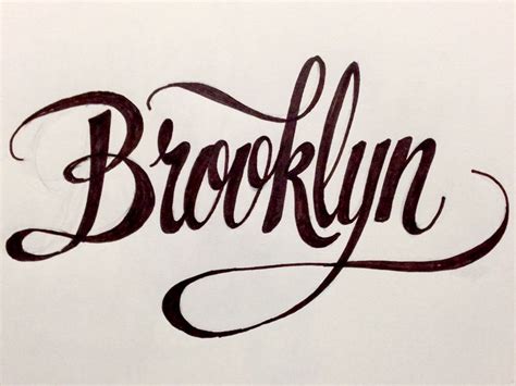 brooklyn brooklyn tattoo lettering  tattoos