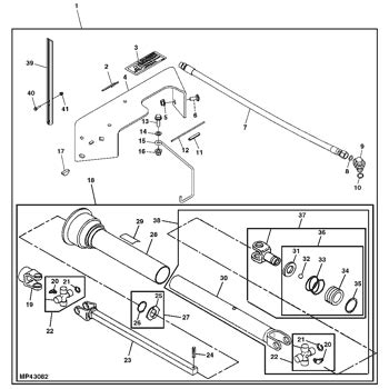 john deere universal driveshaft avsparts