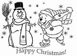 Pooh Winnie Pages Ausmalbilder Weihnachten Winni Malvorlagen Einzigartig Tarjetas Sammlung Coloriage Navideños Natal Snowflakes Cuento Tigger Nieve Muñeco sketch template