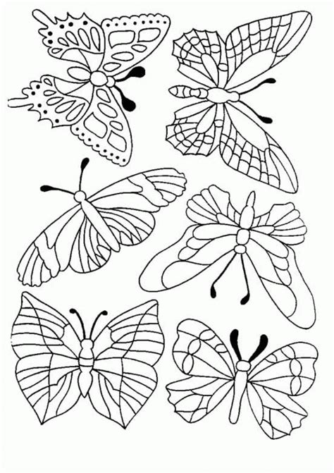 printable  butterfly st coloring pages butterfly coloring page