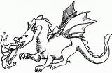 Dragon Coloring Pages Fire Dragons Printable Print Kids Popular Filminspector sketch template