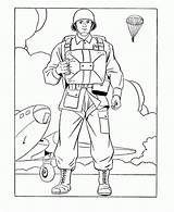 Printable Soldier sketch template