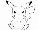Coloring Pages Pikachu Pokemon Print sketch template
