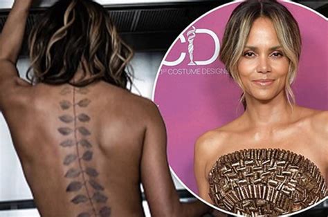 Halle Berry Thefappening Topless Tattoo 3 Photos The Fappening