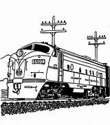 Train Coloring Diesel Engine Railroad Streamlined Pages Color Drawing Steam Print Size Sketch Getdrawings Luna Old Template Colorluna sketch template