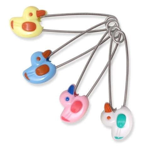 Stainless Steel Locking Diaper Pins Passional Boutique