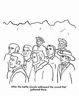 Crowd Coloring Getdrawings Color Getcolorings Abraham Lincoln Amazed sketch template