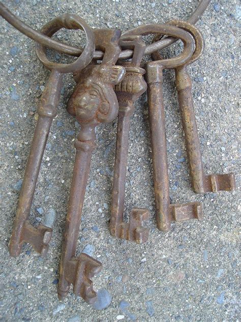 skeleton metal keys sale etsy large key rings metal rubber bumper