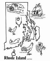 Coloring Island Oregon Designlooter State Demographic Rhode Outline Shape Map Pages sketch template