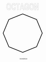 Octagon Coloring Print Pdf Kinderart Size Clipartmag Drawing Smashboards sketch template
