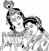 Krishna Radha Clipart Drawing Coloring Lord Line Sketch Radhe Wallpaper Drawings Transparent Cliparts Pencil Pages Clip Sketches Kids Outline Painting sketch template