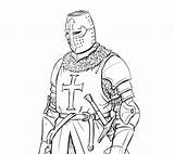 Templar Crusader Templarios Caballeros Armor Improveyourdrawings Kreuzritter sketch template