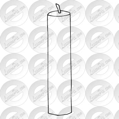 candle outline  classroom therapy  great candle clipart