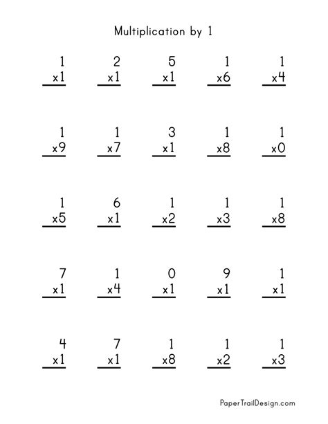 multiplication timed test printable   printable worksheets