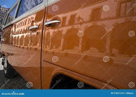 side view   classic van stock photo image  shapes