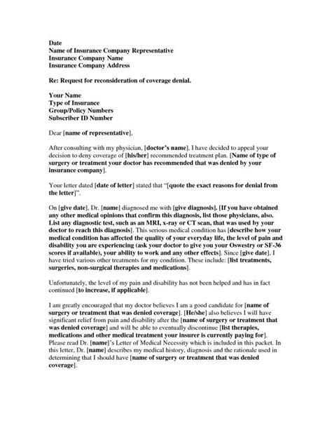 reconsideration sample disability appeal letter letter reference