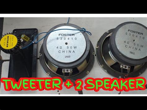 speaker  tweeter wiring diagram diagraminfo