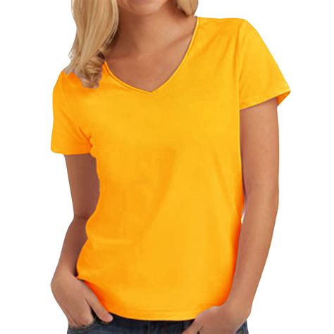 hanes womens tasty v neck short sleeve tagless cotton casual t shirt