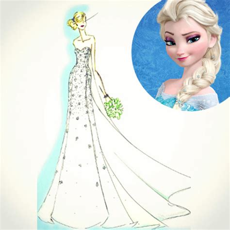 Brides Can Look Like Frozen S Elsa With New Disney Bridal