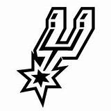 Spurs Basketball Stencils Spur Freestencilgallery Pablo Juan sketch template