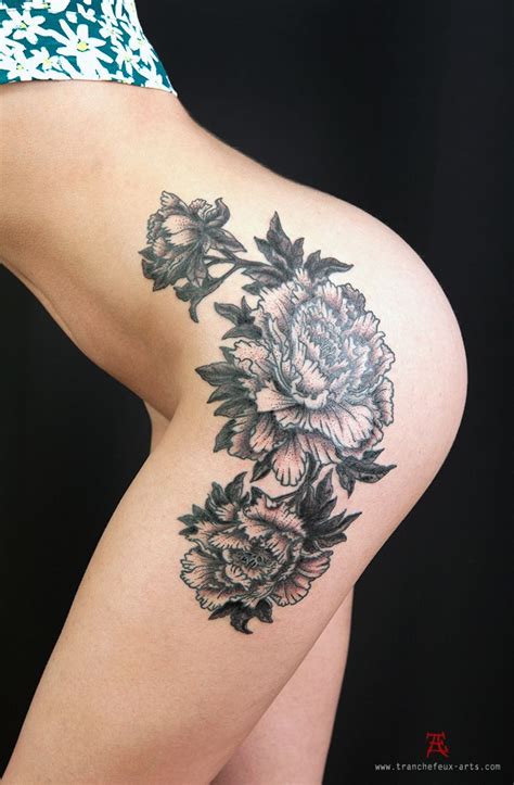 Peony Tattoo By Tranchefeux Beautiful Tattoos For Women Tattoos