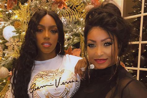 porsha williams and her mom diane look stunning at a bridal shower the