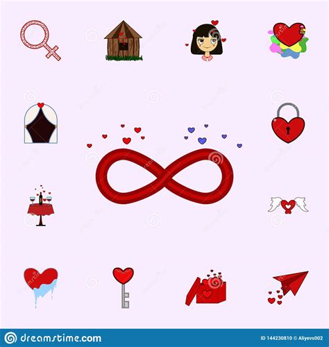 Infinity Love Symbol Valentine S Day Icon Love Icons Universal Set