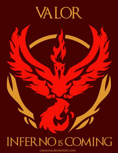 Pokemon Go Team Valor Inferno Is Coming By Caycowa On