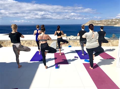 yoga class seaview luxury yoga retreat mykonos greece yoga escapes