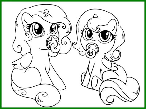 pony horse coloring pages  getdrawings