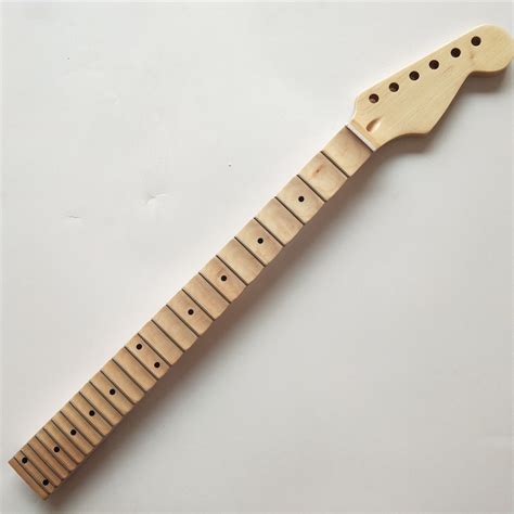 full scalloped guitar neck replacement  fret maple st style guitar part buy   price