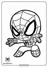 Kawaii Araña Rincondibujos Marvel Rincon Superhéroes Deadpool Pegatinas sketch template