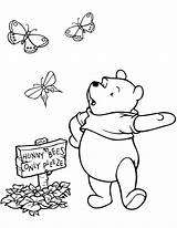 Coloring Pooh Pages Winnie Face Popular sketch template