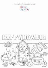 Card Happy Nowruz Colouring Pages Cards Become Member Log Activityvillage sketch template