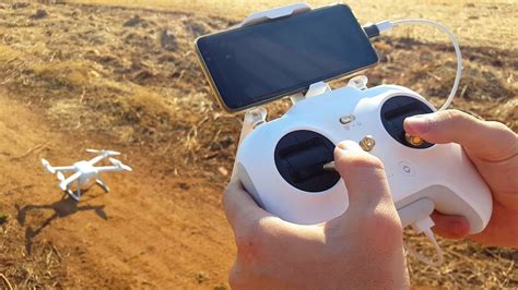 xiaomi mi drone  preparazione primo decollo  atterraggio tutorial guida ita youtube